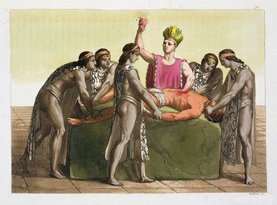 Gemeinschaftsopfer (Farbstich) von Gallo Gallina